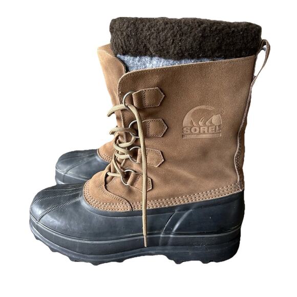 Sorel Ice Pac Winter Boots Men’s 13 Waterproof Leather Removable Felt Liner NWT main image 10